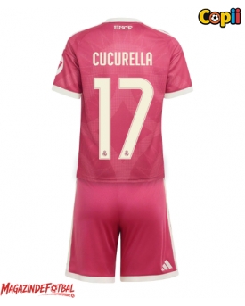 Real Madrid Marc Cucurella #17 Echipament de Fotbal Replică 2026-27 Copii Treilea (+ Șorturi)